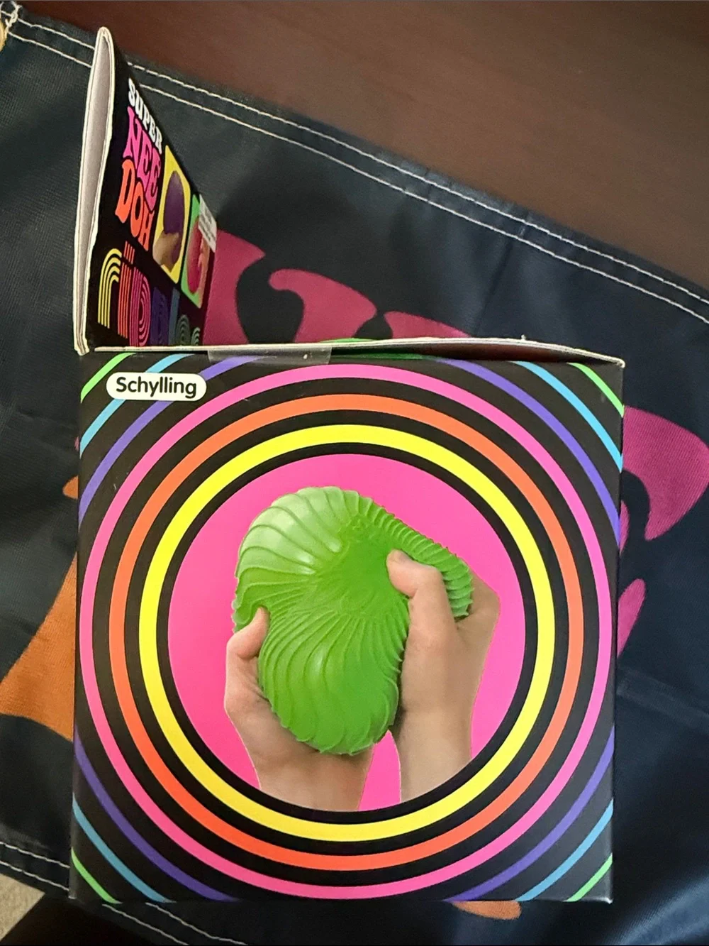 Super NeeDoh Rippies Sensory Toy - Bright Green